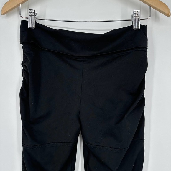 Adidas by Stella McCartney The Performance Fold-Over Full Length Leggings Black - Picture 9 of 13